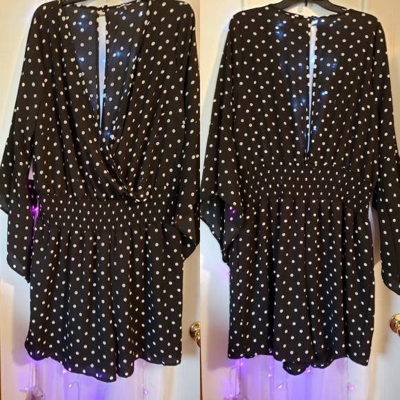 Charlotte Russe Pants - Polka Dot Romper